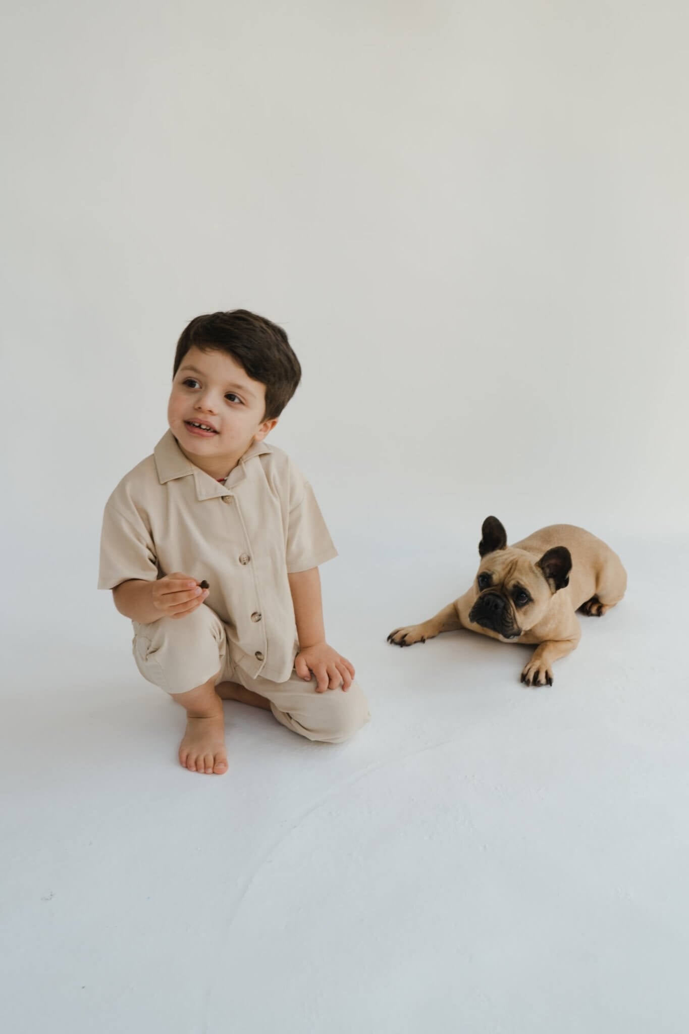 Air Cream Linen Trousers - Studio Clay kids