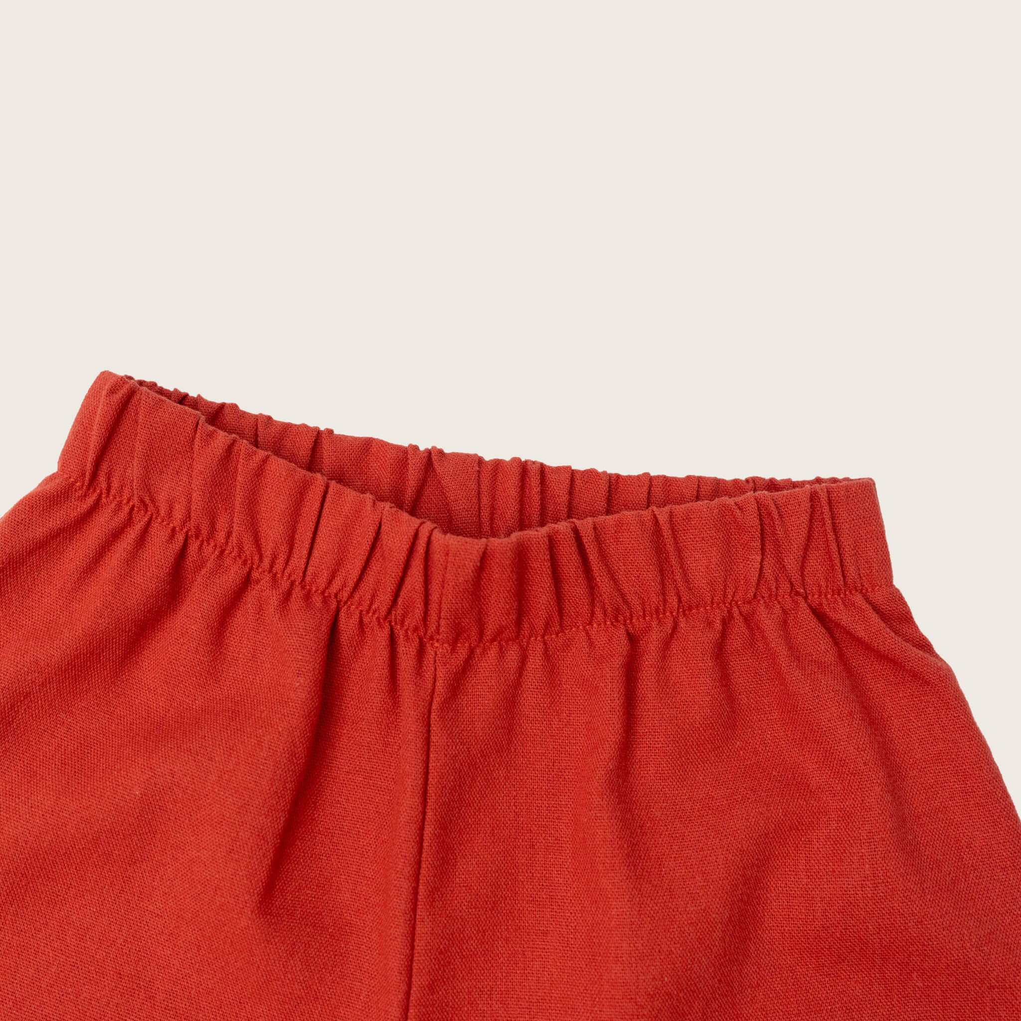 Air Red Linen Trousers - Studio Clay kids