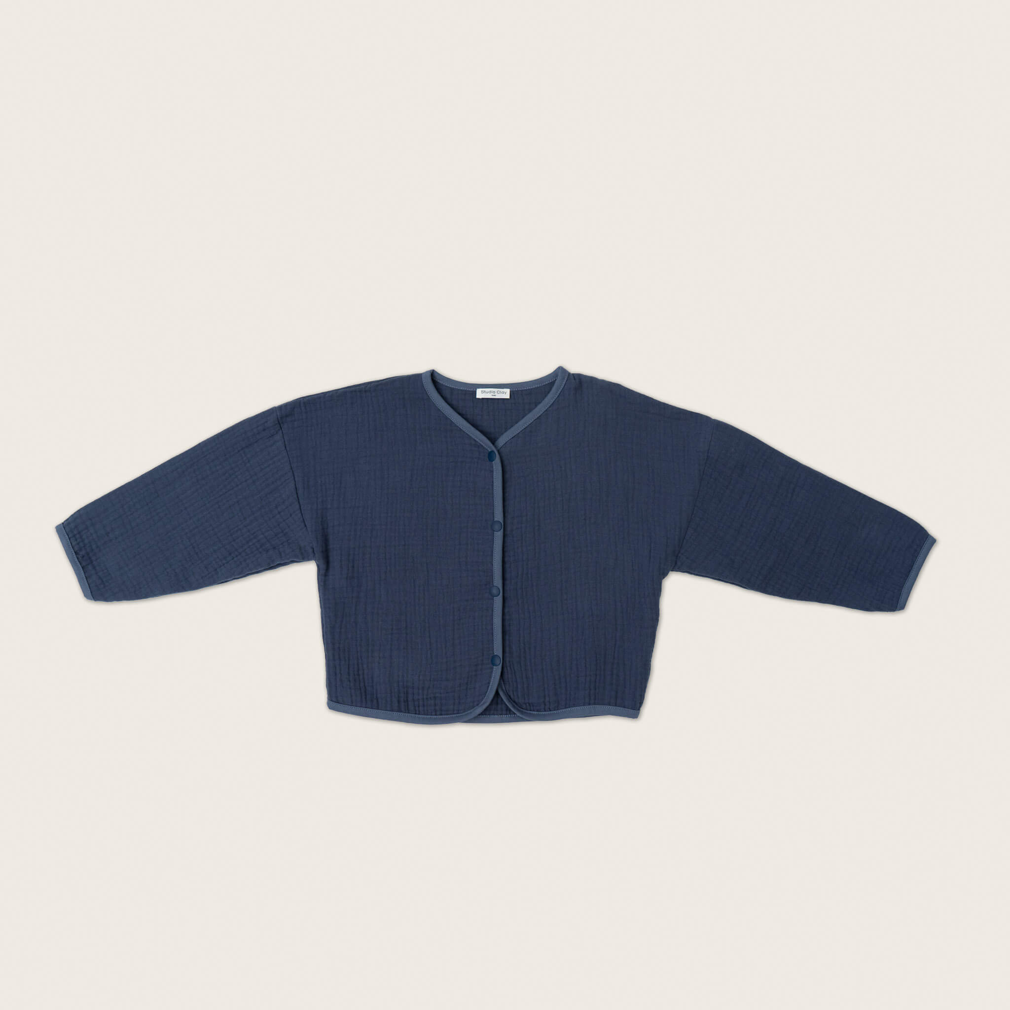 Navy Blue Moon Jacket - Studio Clay kids