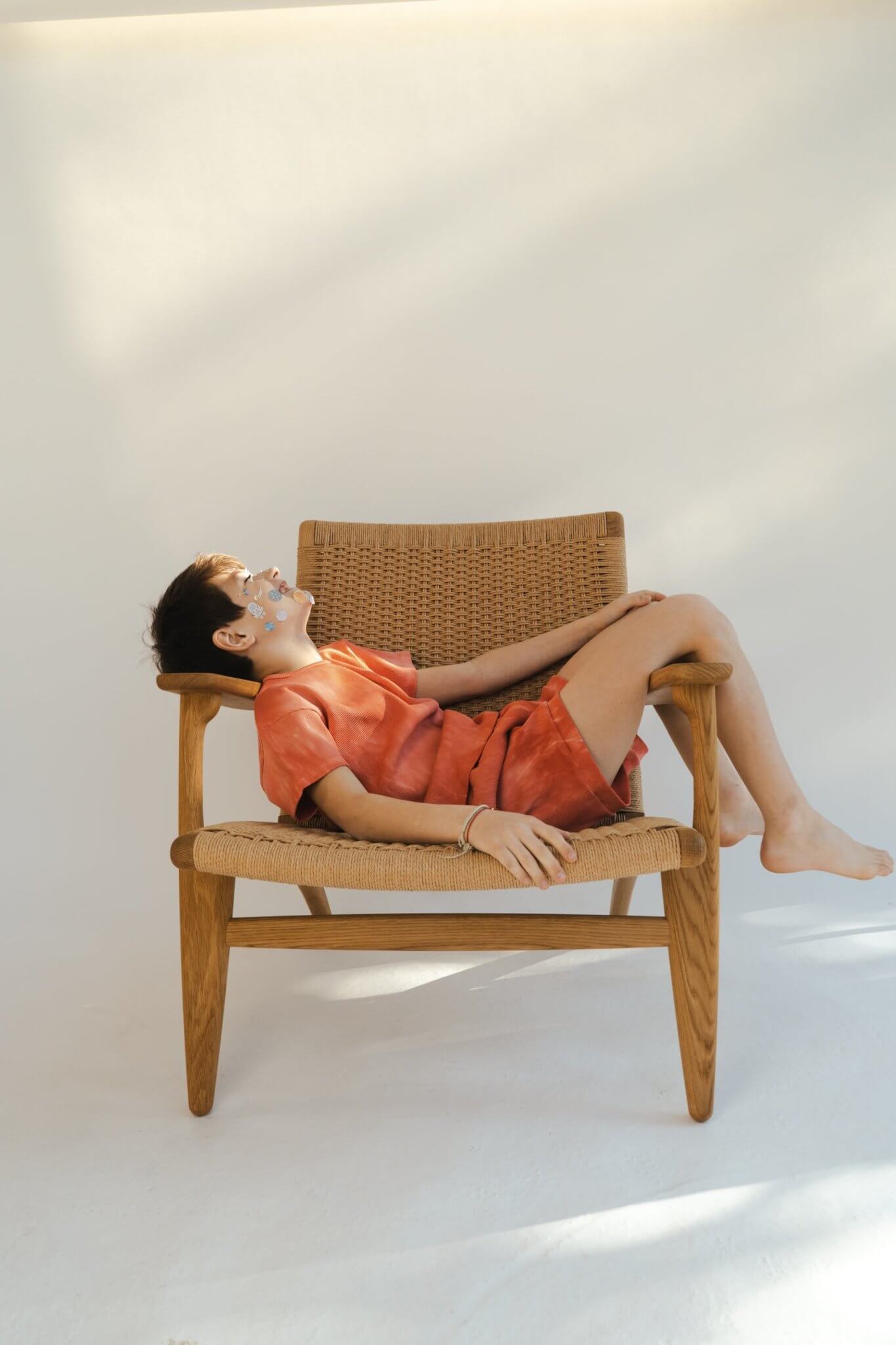 Red Benji Shorts - Studio Clay kids