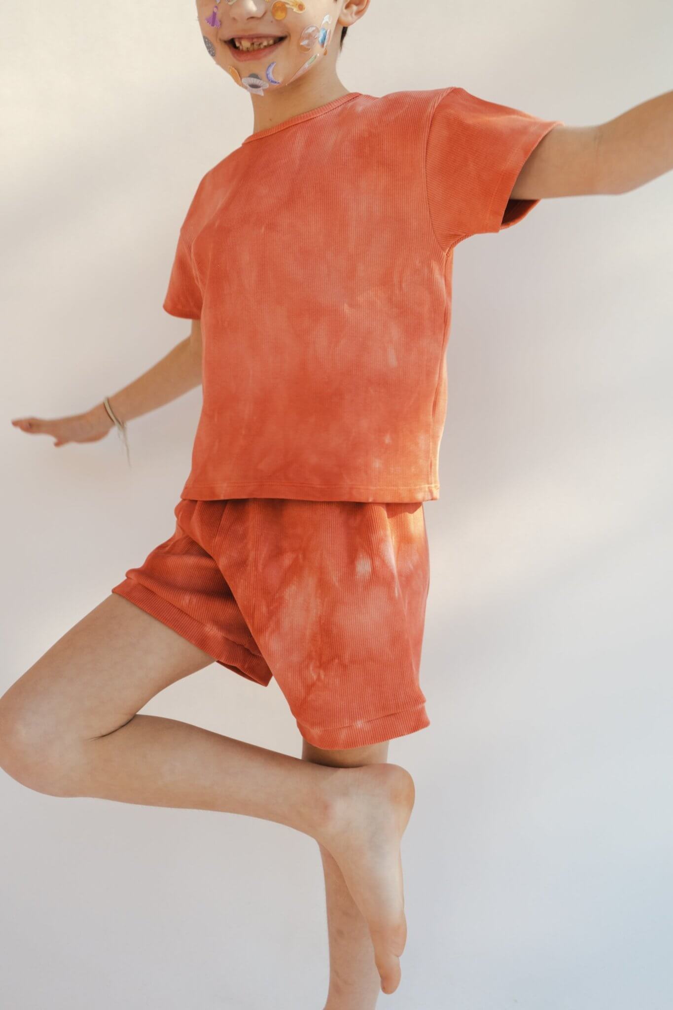 Red Benji Tee - Studio Clay kids