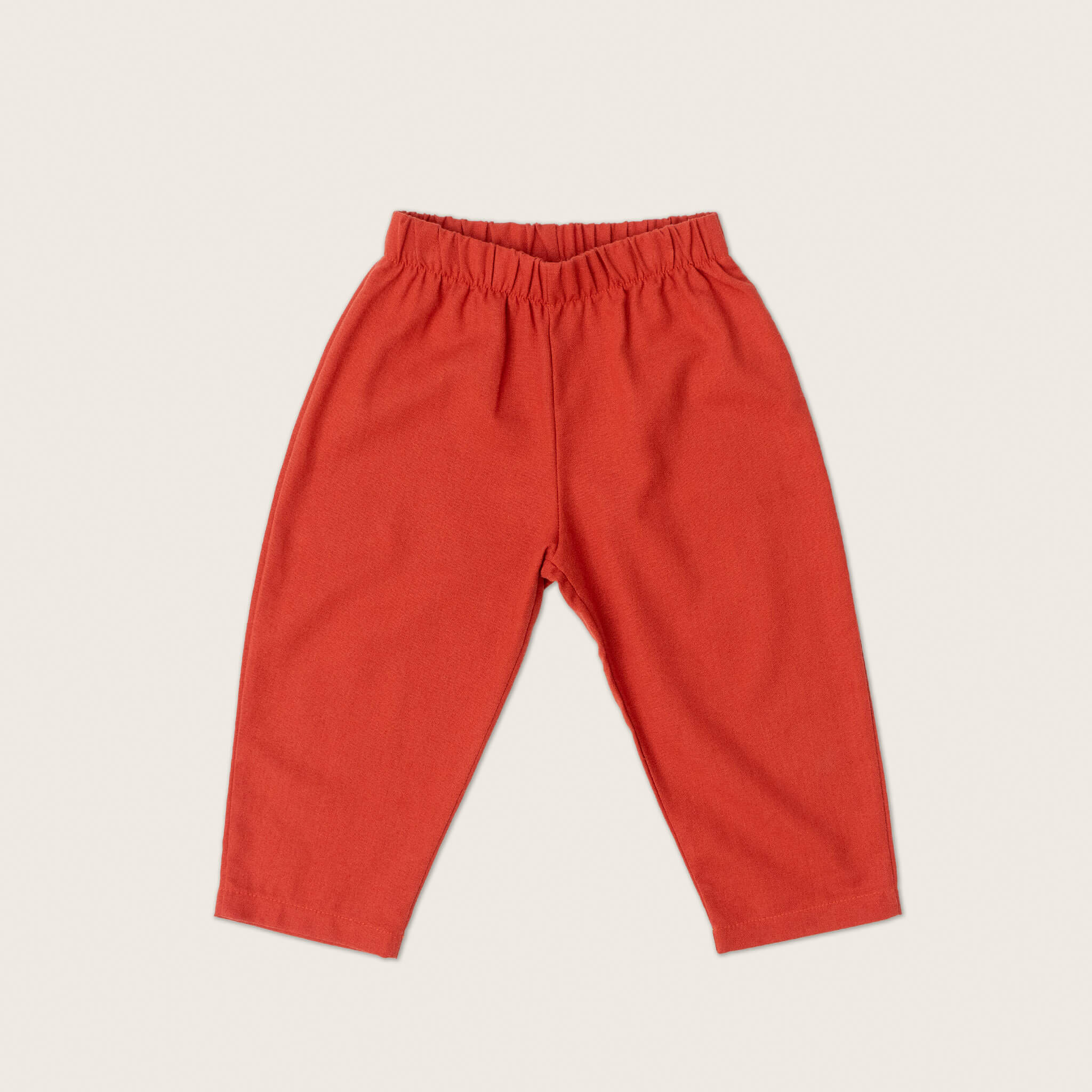 Air Red Linen Trousers