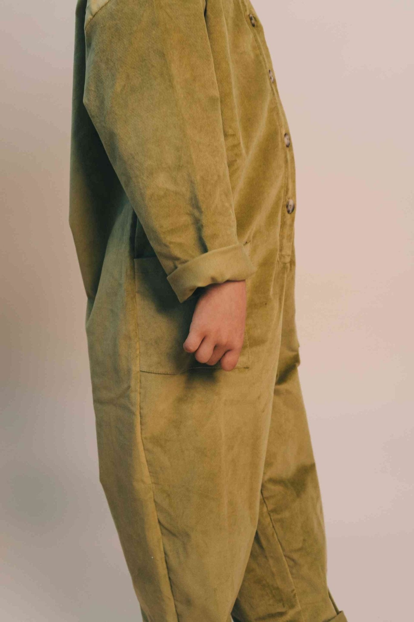 Green Saturday Jumpsuit - Studio Clay kids