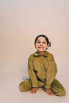 Green Saturday Jumpsuit - Studio Clay kids