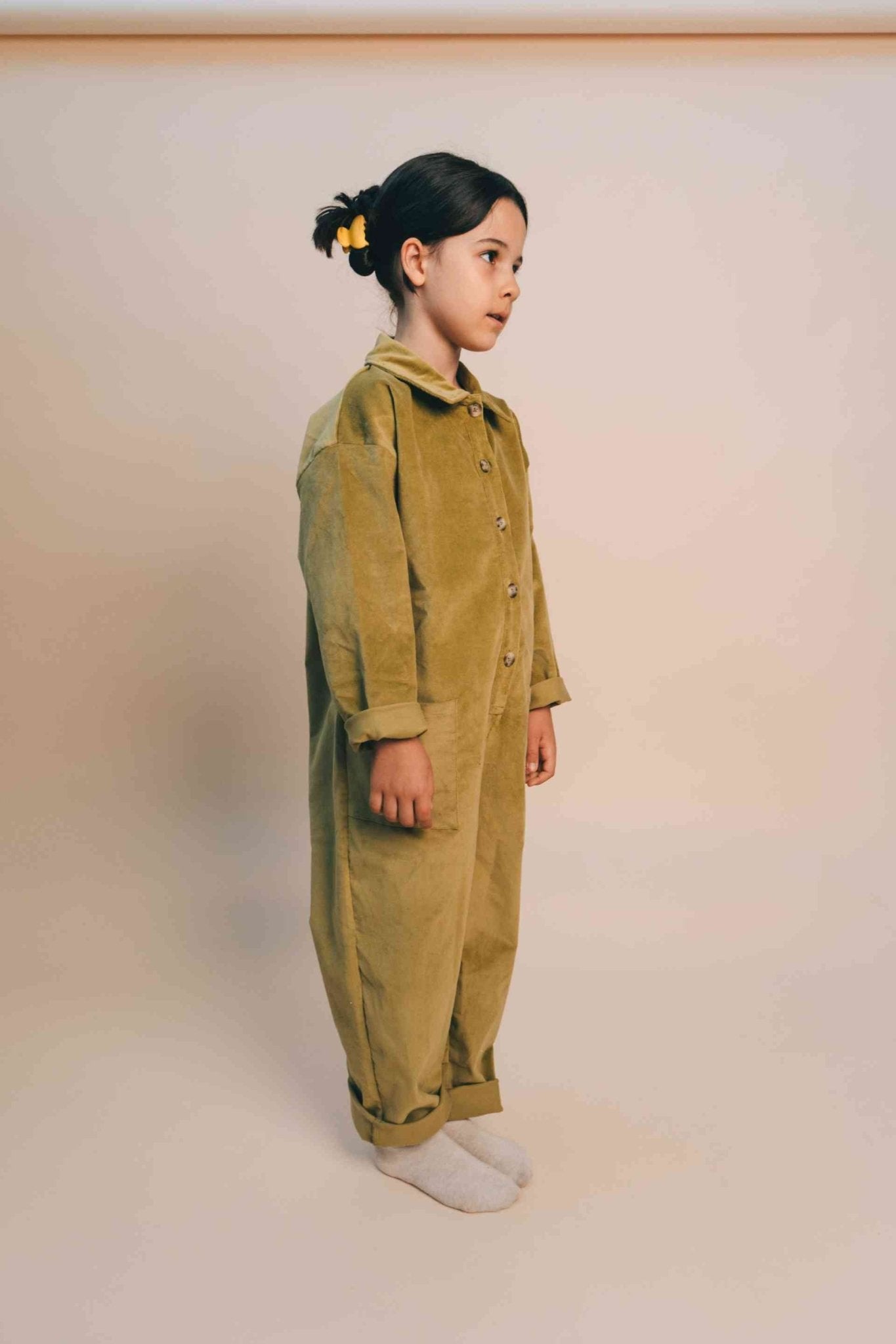 Green Saturday Jumpsuit - Studio Clay kids